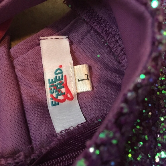 Purple glittery bodycon dress - Picture 2 of 4